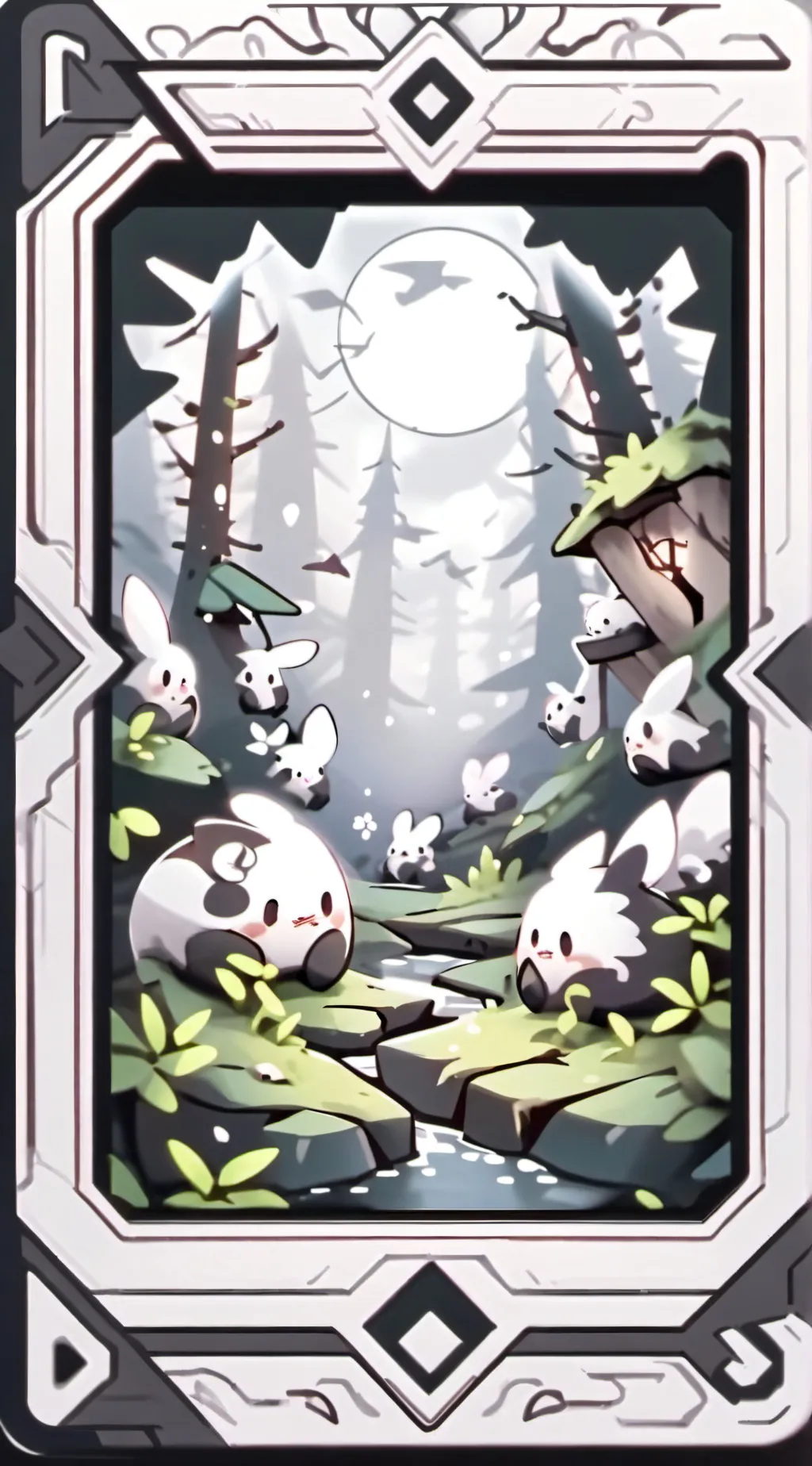 ai character: party hat gt  background