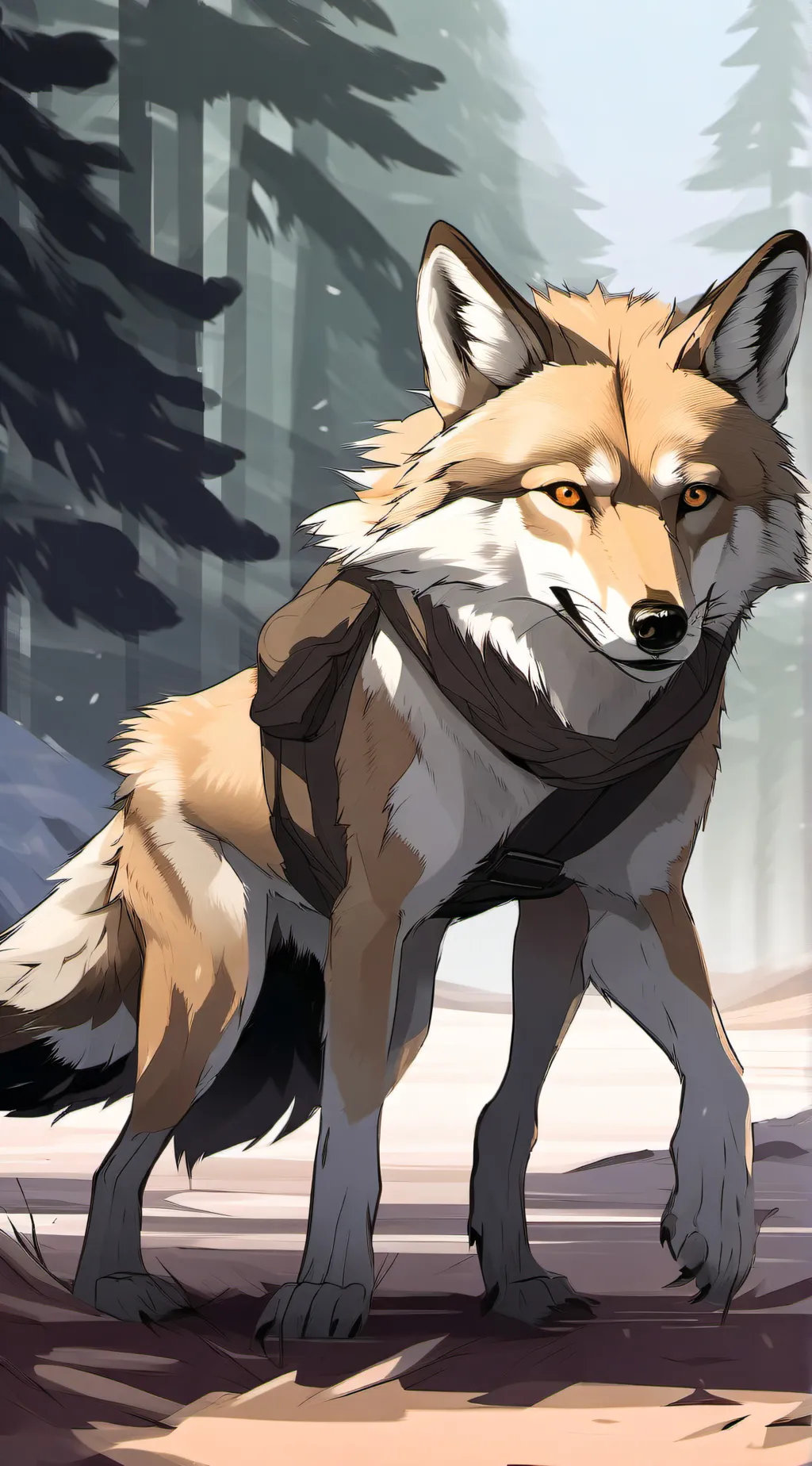 ai character: Coyote background