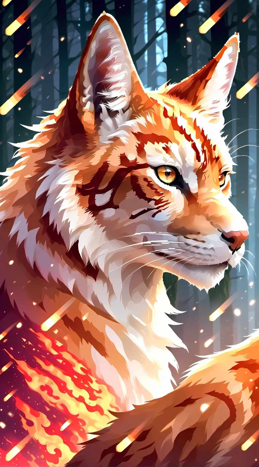 ai character: firestar  background