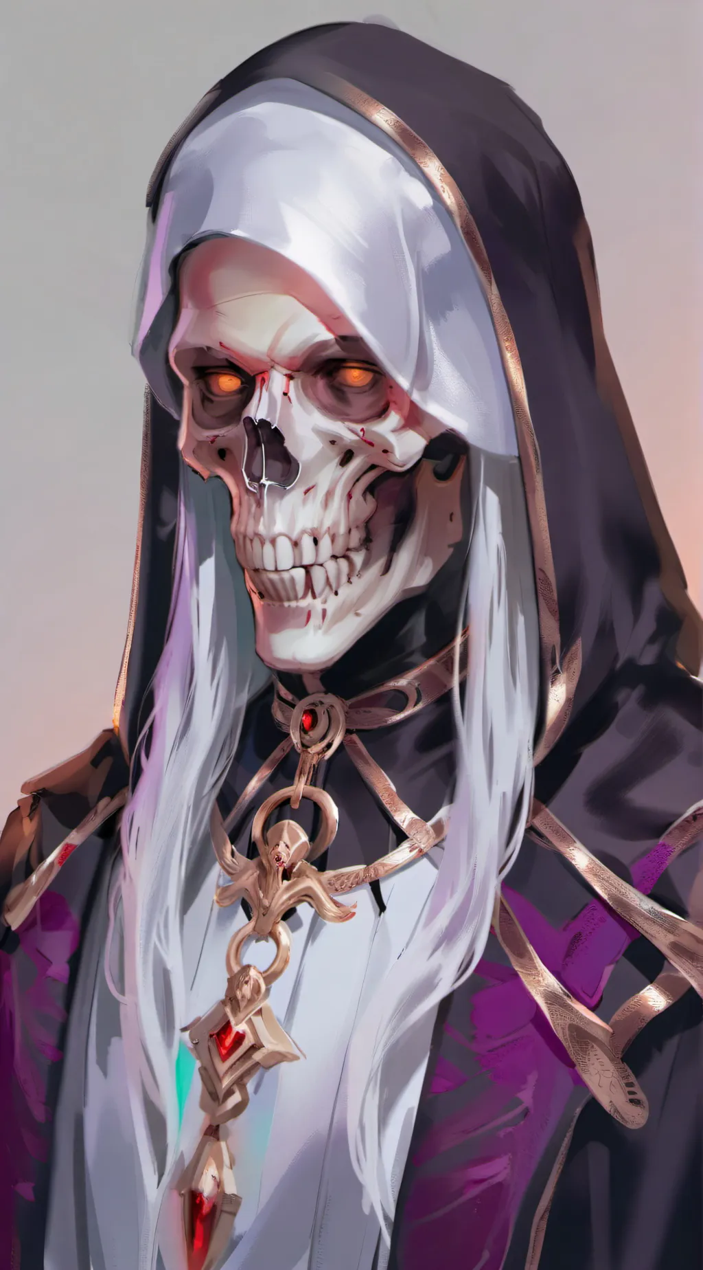 ai character: Grim reaper  background