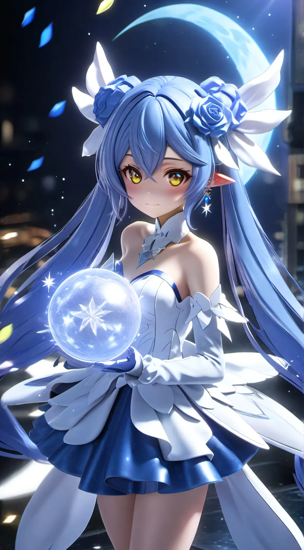 ai character: Glitter force  background