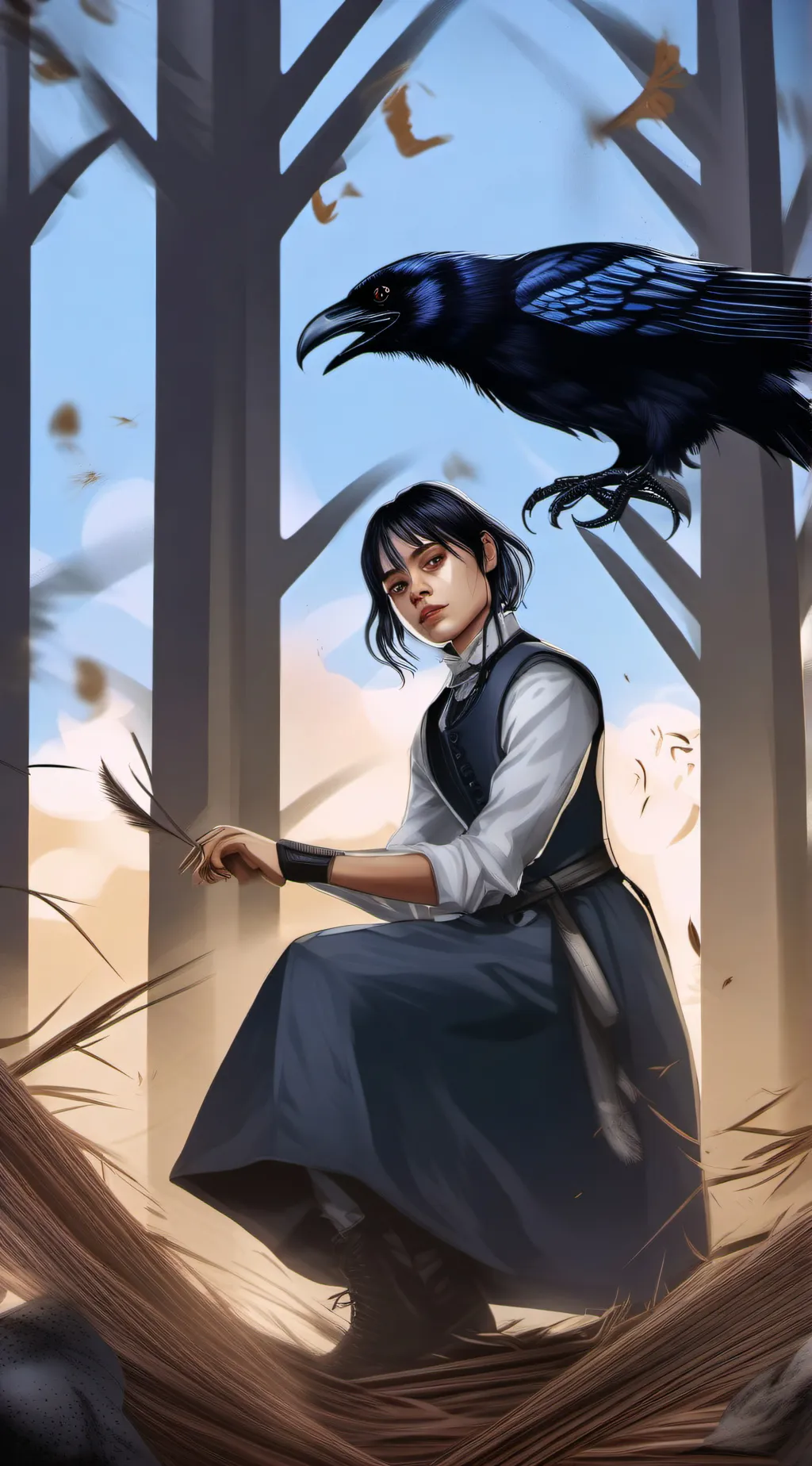 ai character: nevermore background