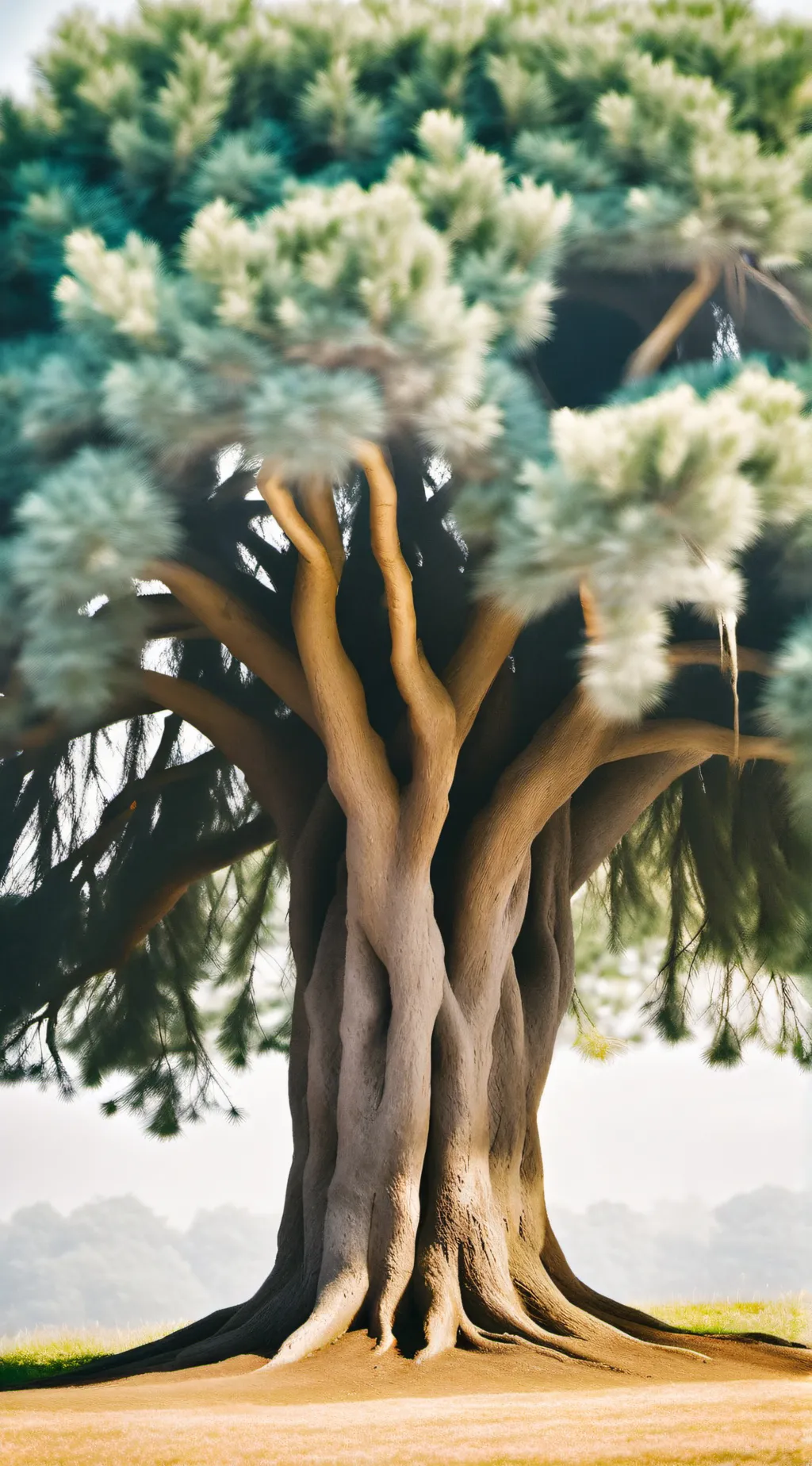 ai character: tree background