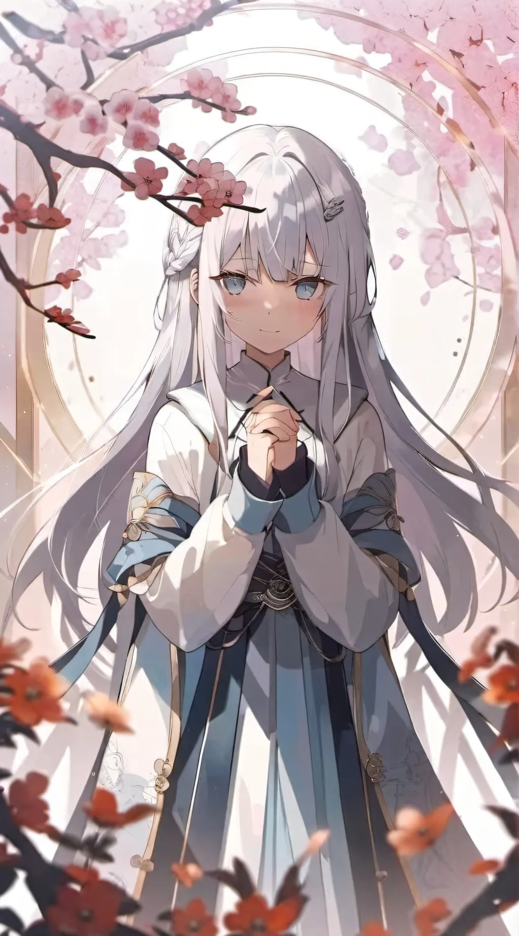 ai character: Kasumi sarou  background