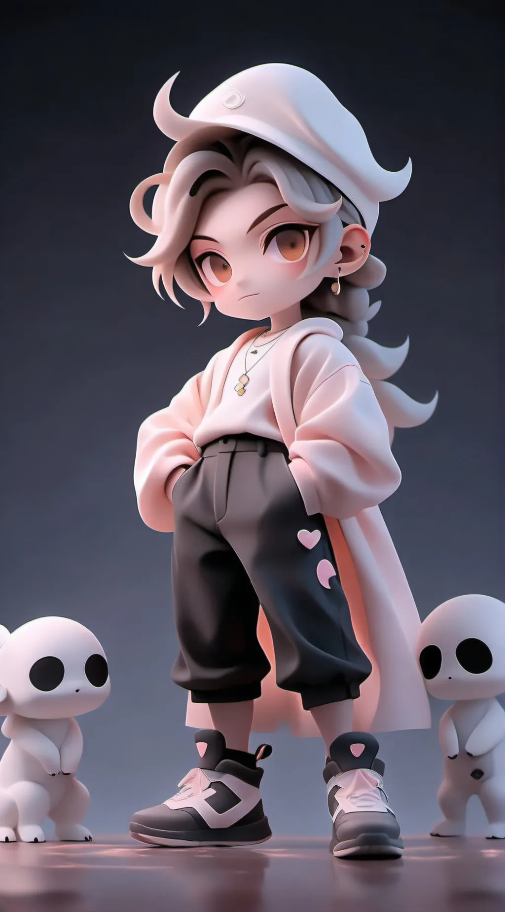 ai character: sans background