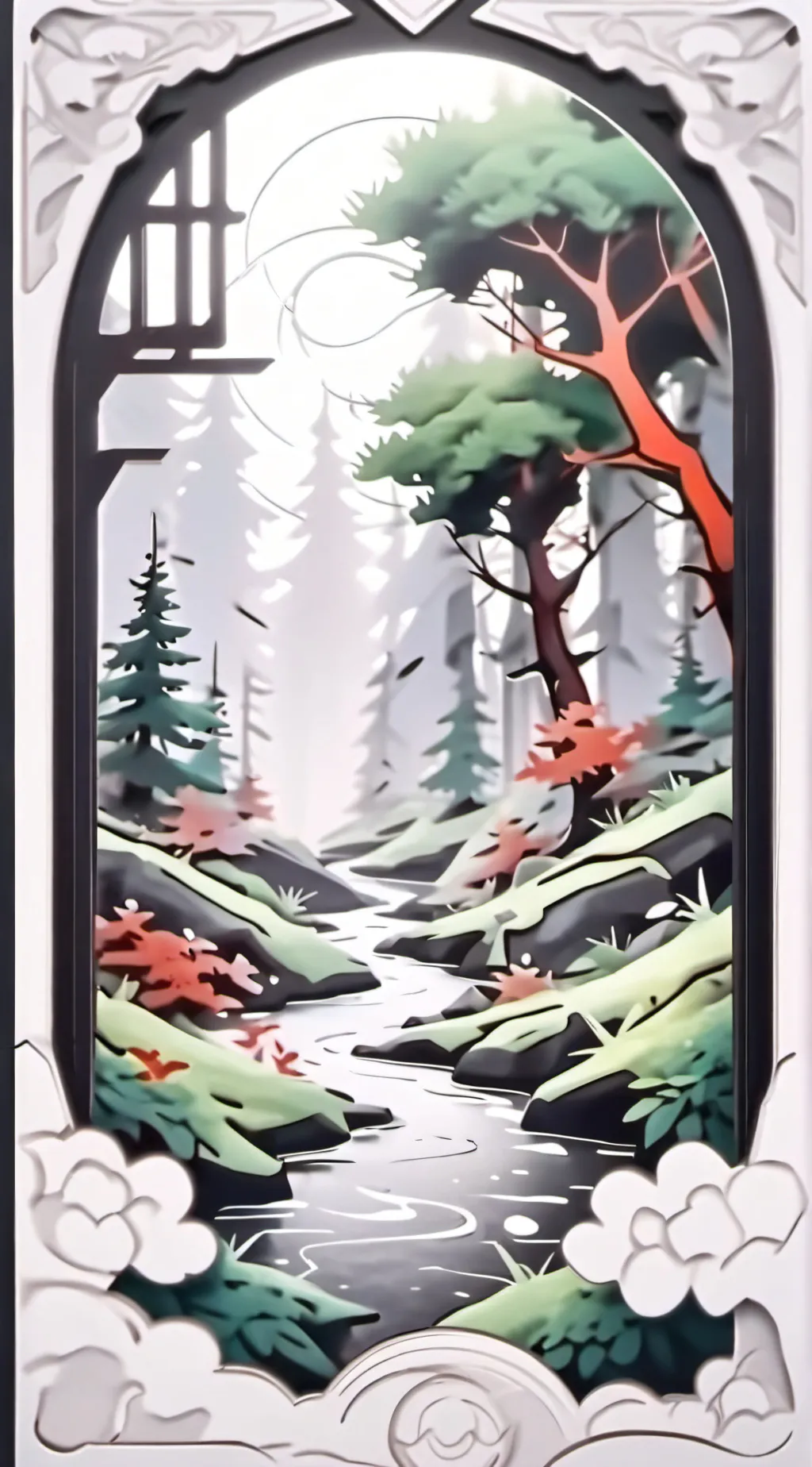 ai character: kny and hashiras background