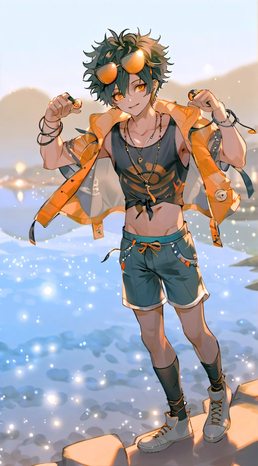 ai character: deku background