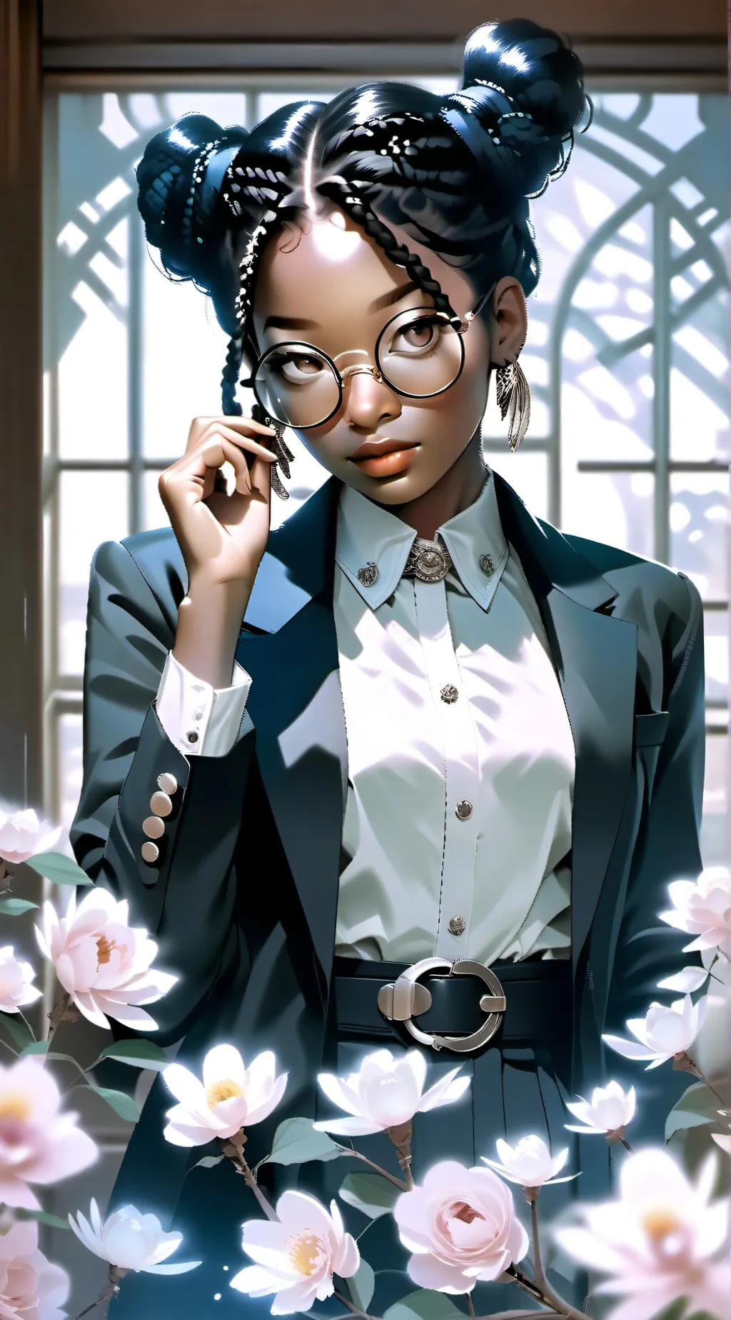 ai character: Crystal  background