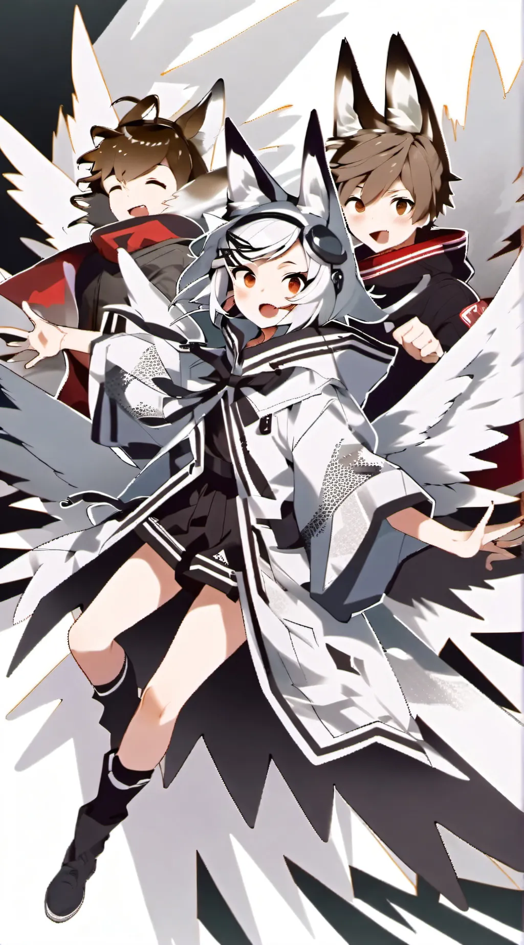 ai character: Felix 3ch0 Cyb3r background