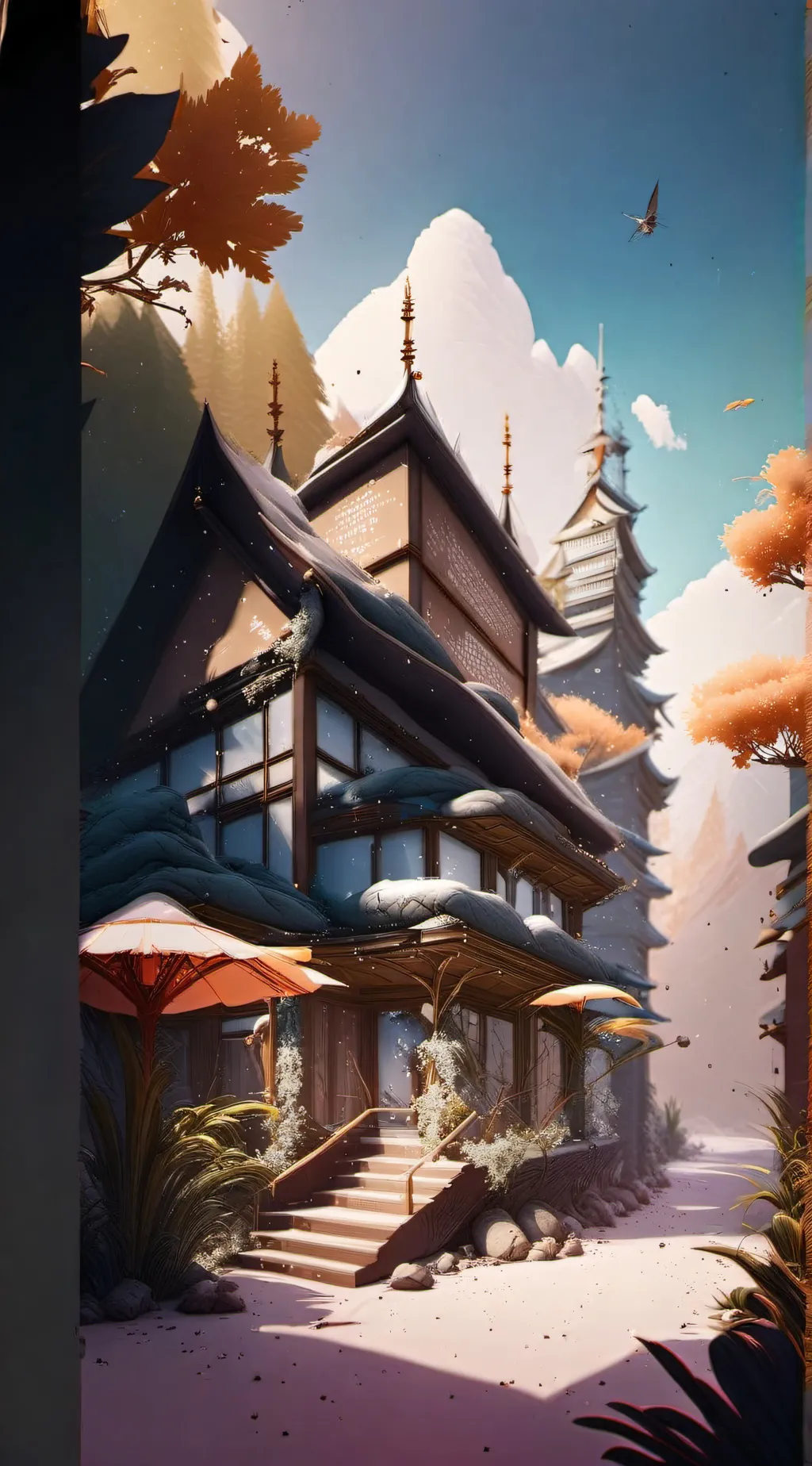 ai character: UA Dormitory background