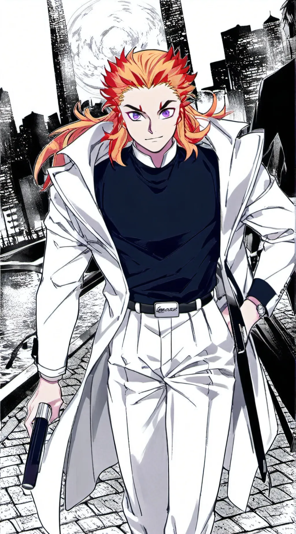 ai character: Rengoku background