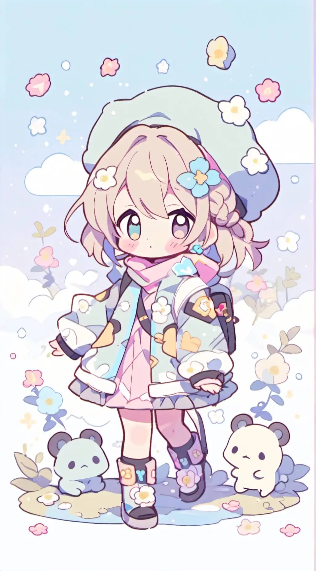 ai character: ❄️Icelyn❄️ background
