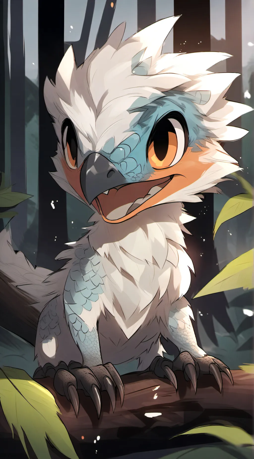 ai character: Acid raptor background