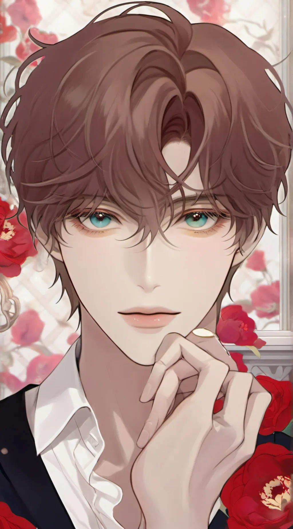 ai character: "-Aɳԃɾҽɯ -" background