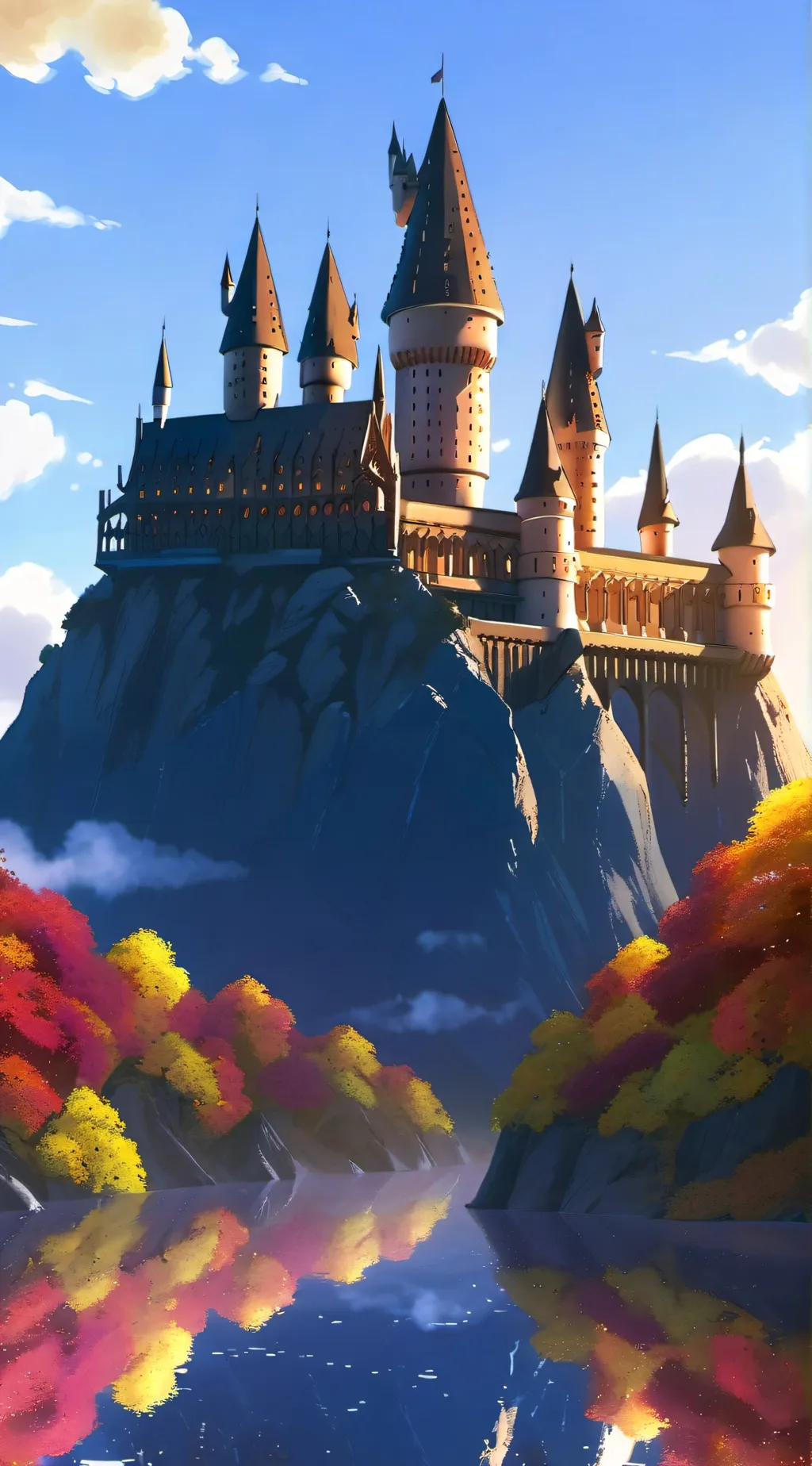 ai character: Hogwarts background