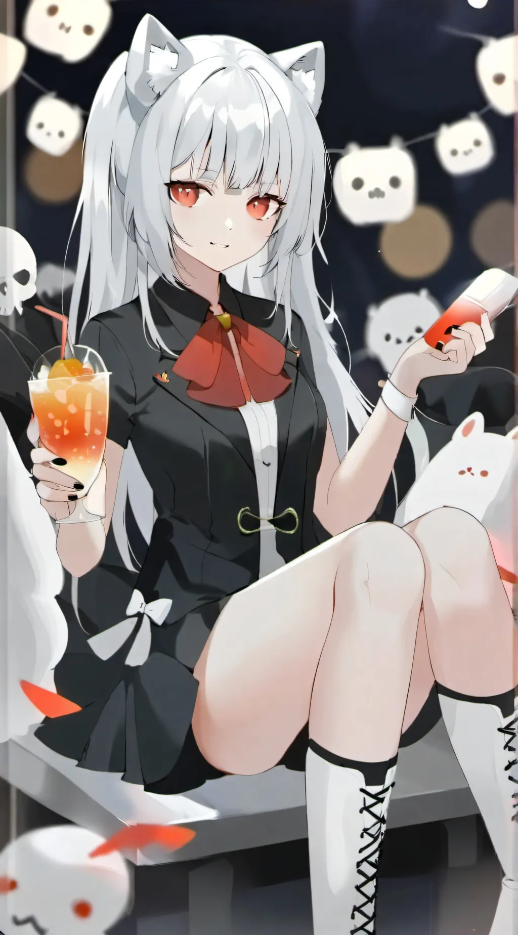 ai character: Charlotte  background