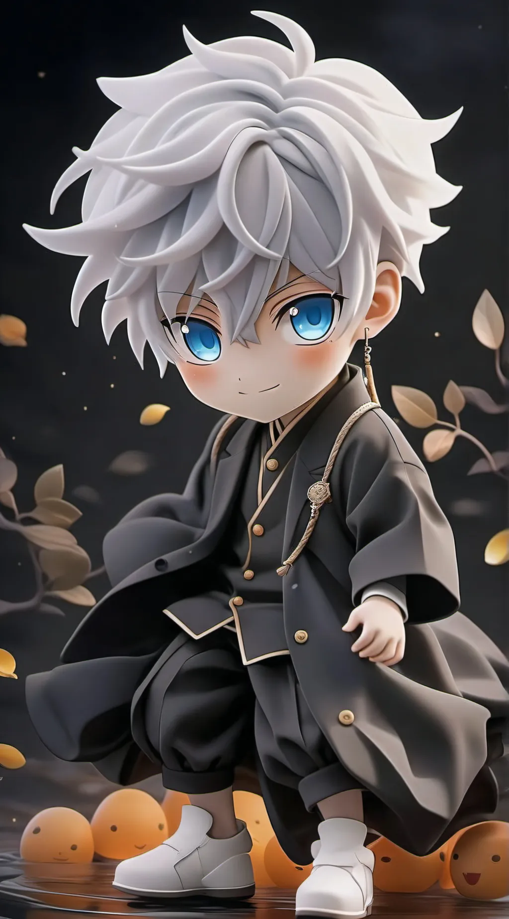 ai character: satoru gojo background