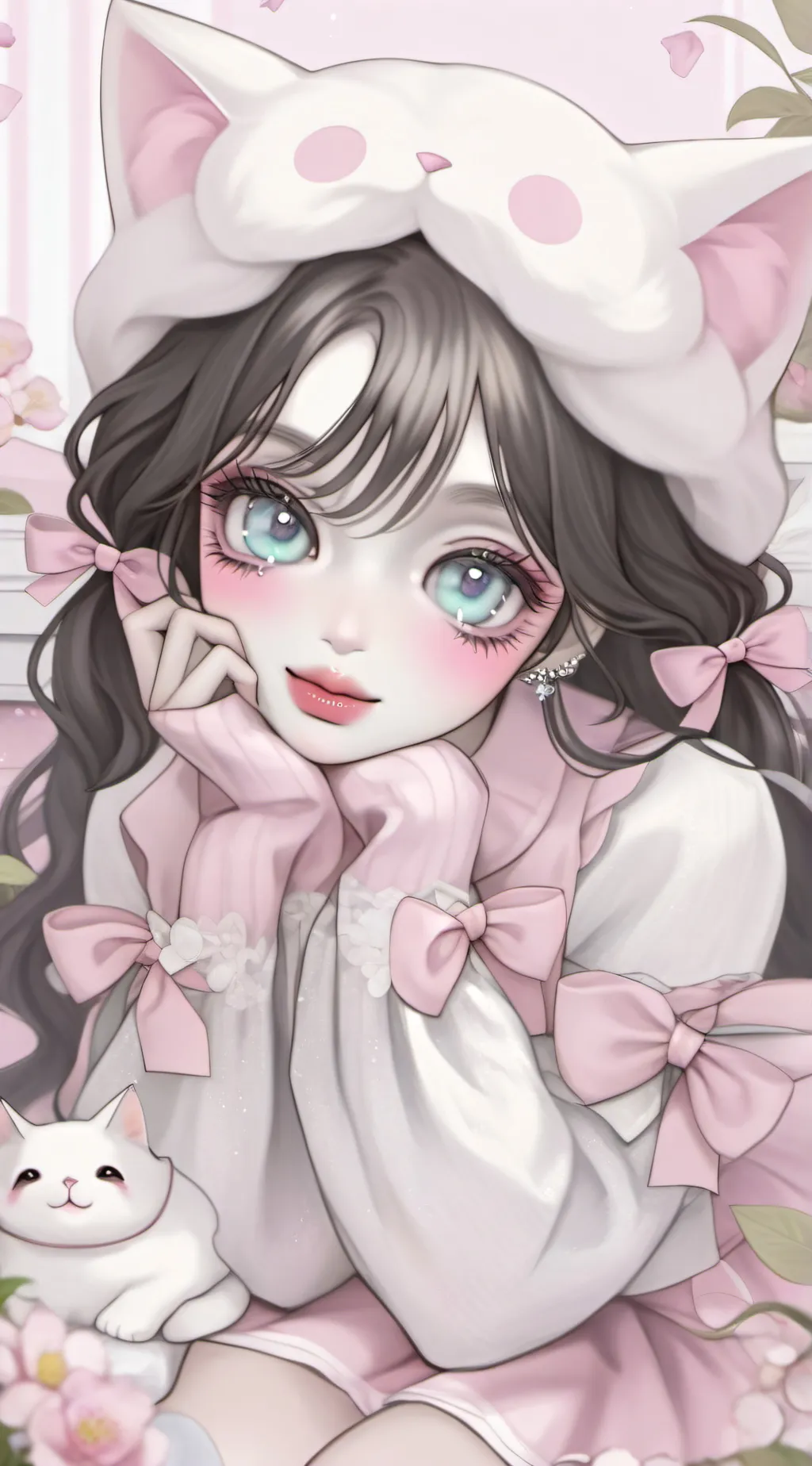ai character: Rose background
