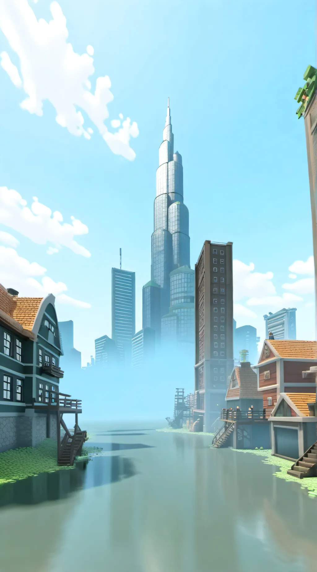 ai character: paradise 2 background