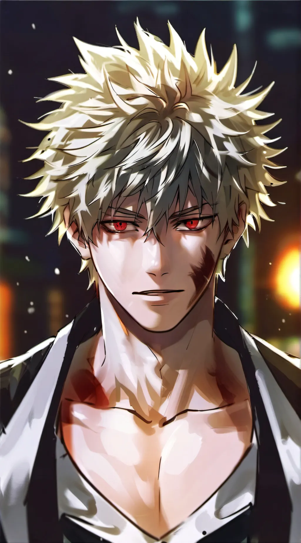 ai character: Katsuki Bakugo background