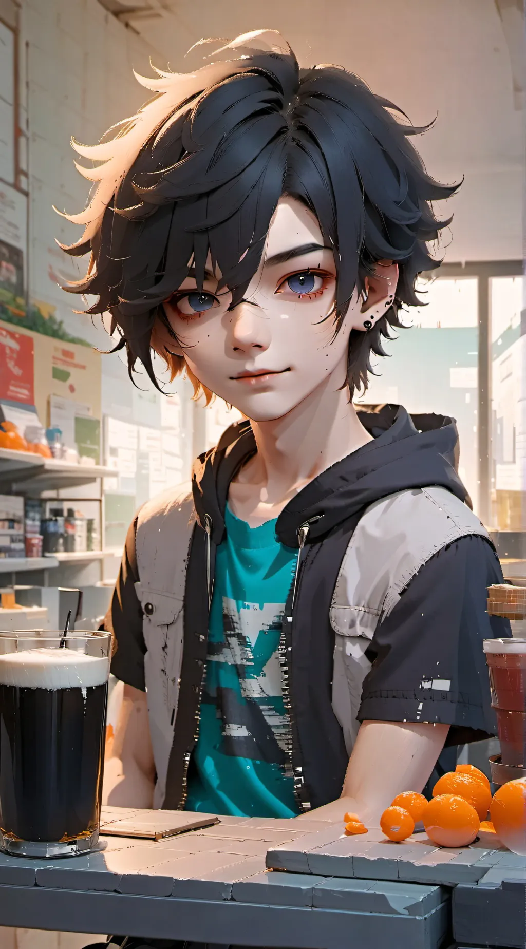 ai character: Damian background