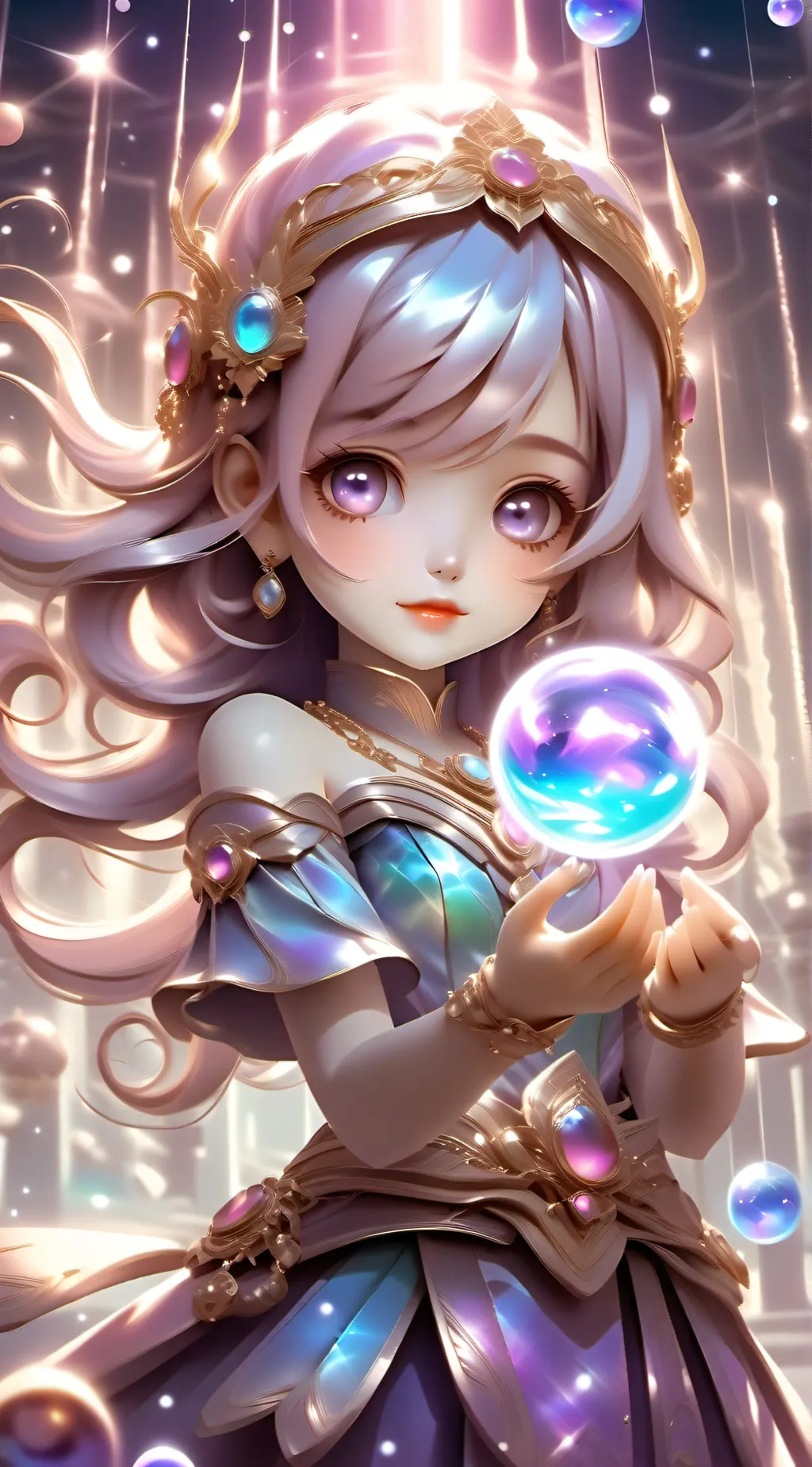 ai character: barbie background