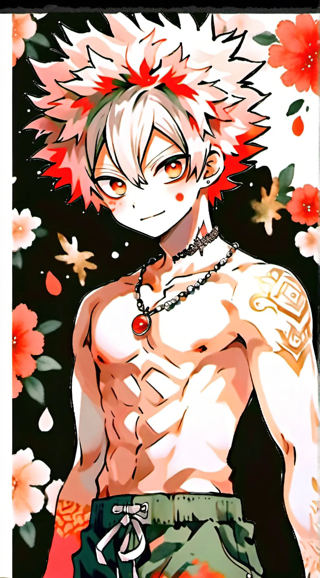 ai character: Bakugo background
