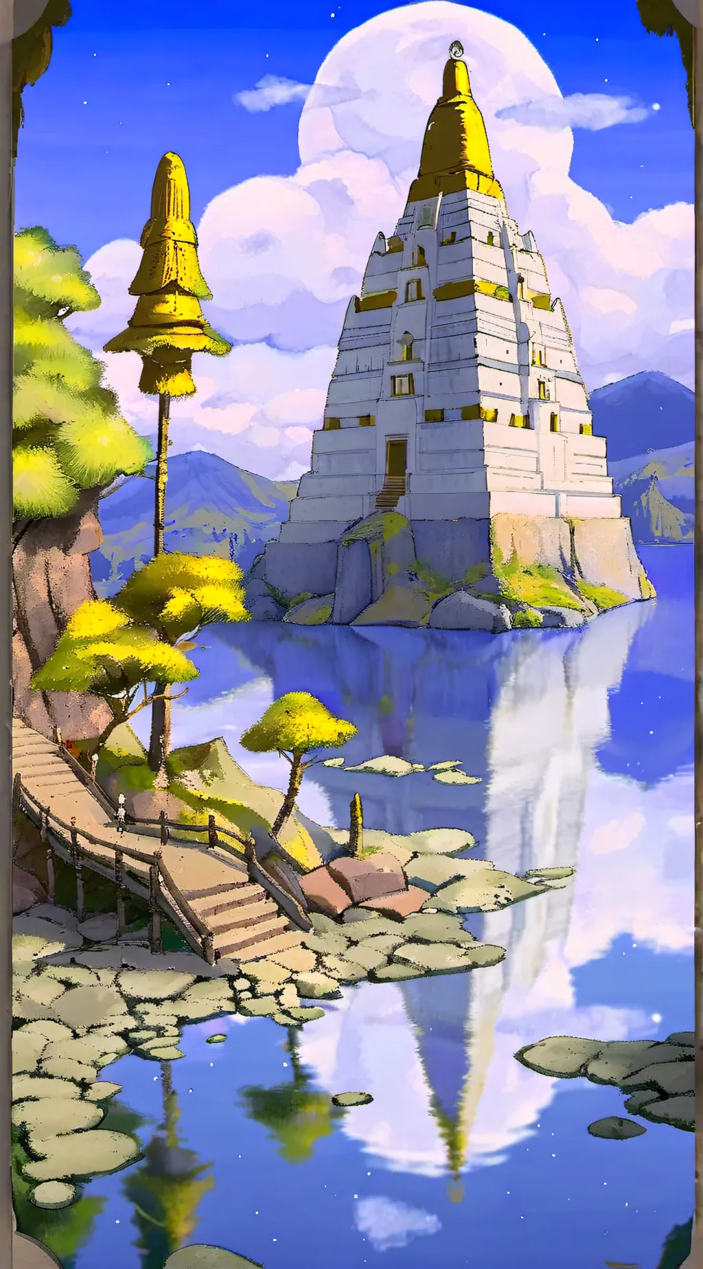 ai character: indra and Zioles  background