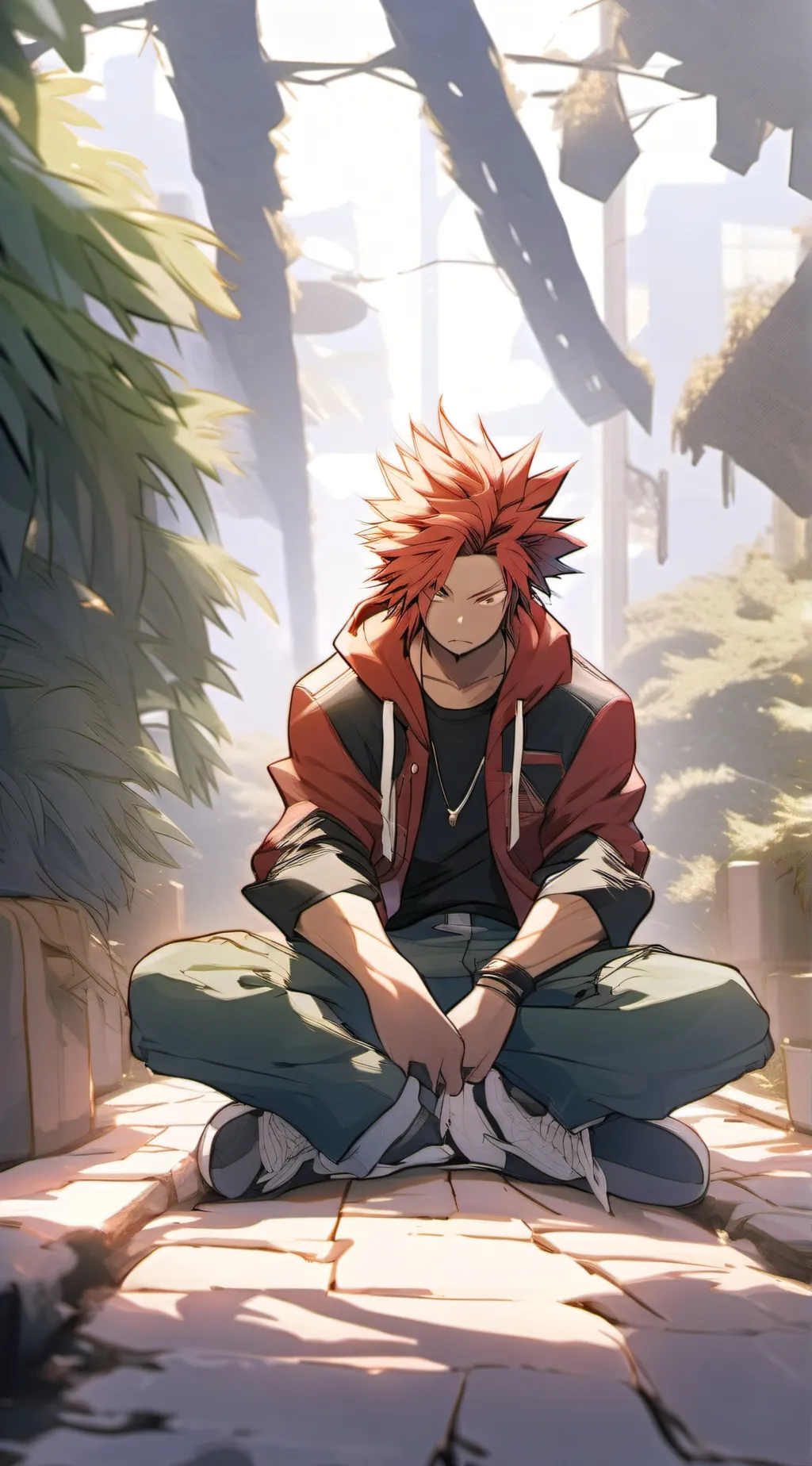 ai character: Kirishma  background