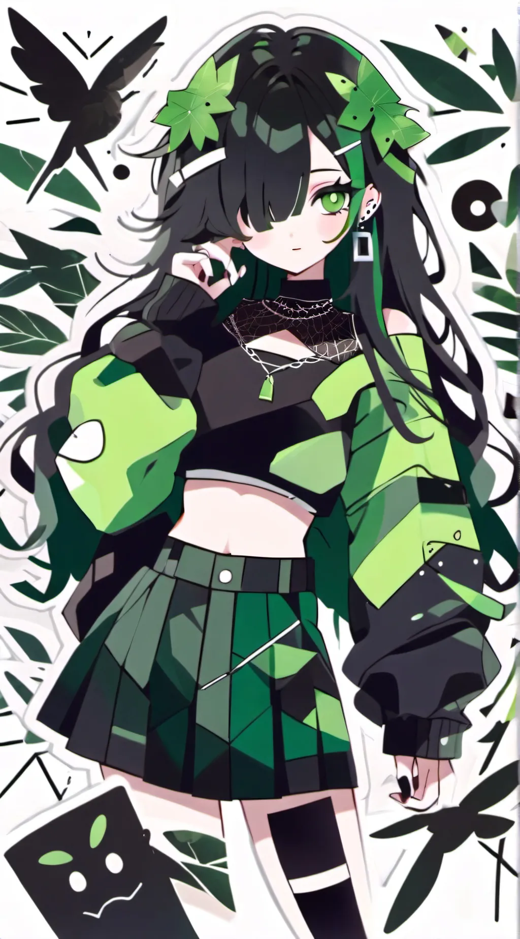 ai character: cat kim impact  background