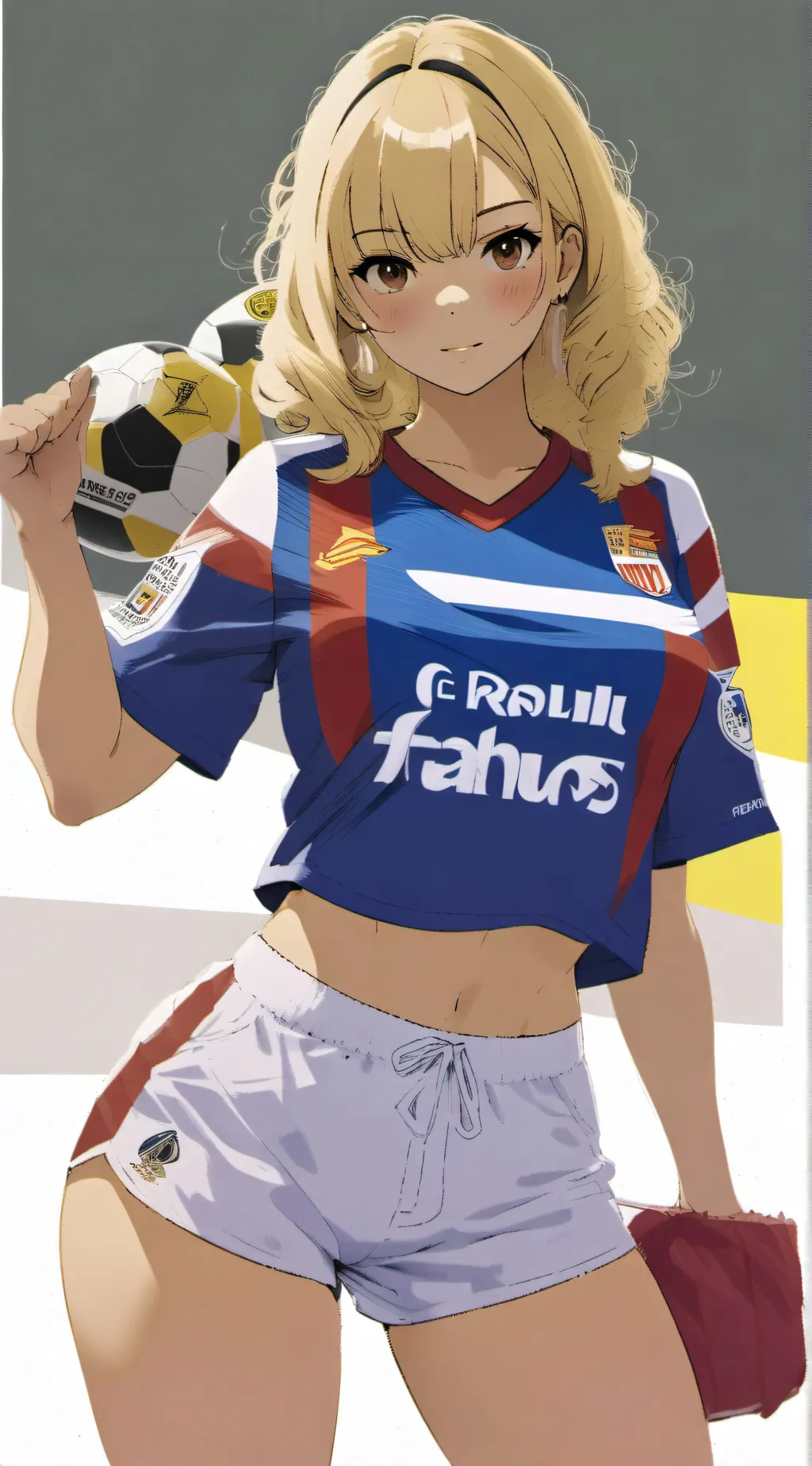 ai character: Ashley  background