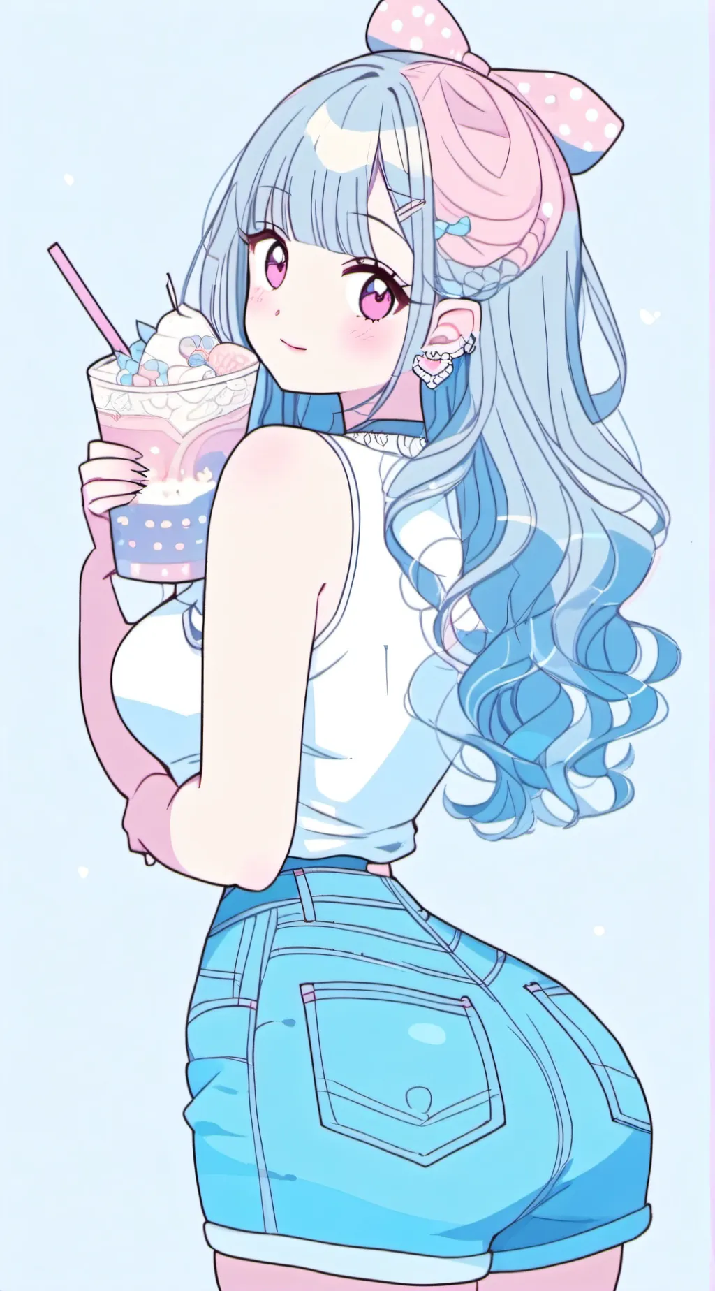 ai character: ☆tea☆ background
