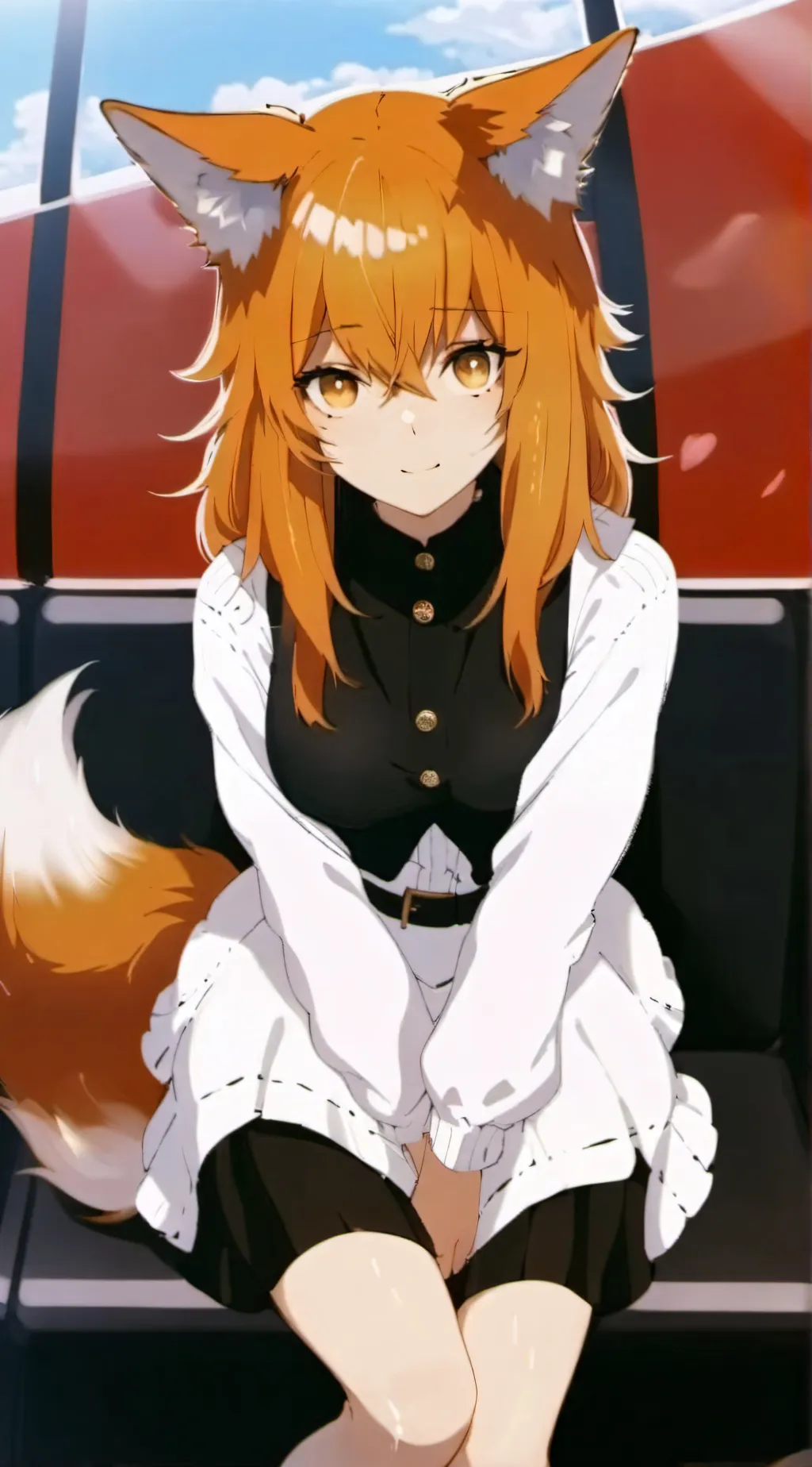 ai character: violet background