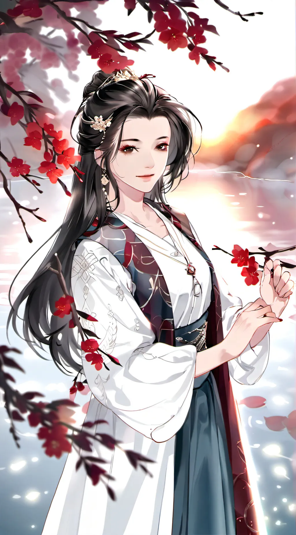 ai character: Luna background