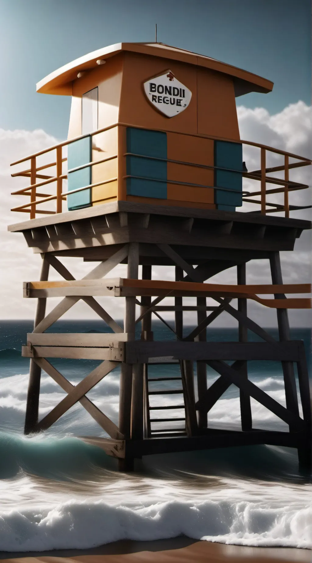 ai character: Bondi Rescue  background