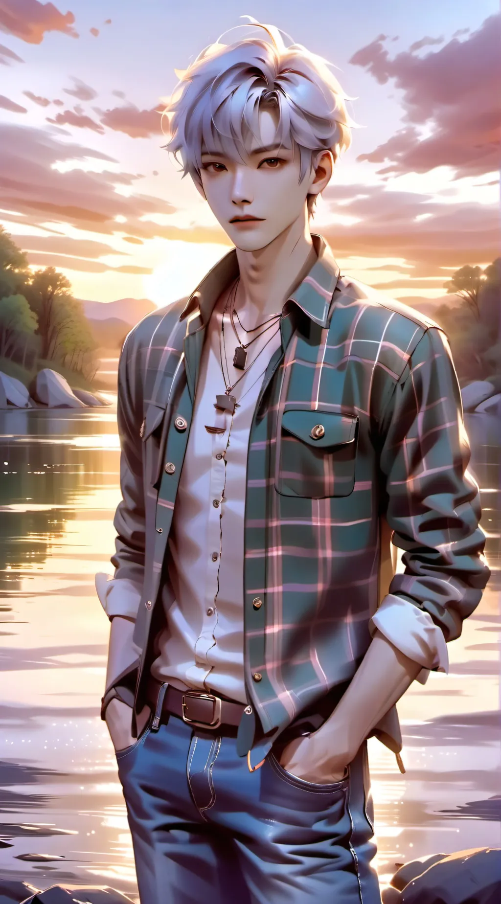 ai character: Zack  background