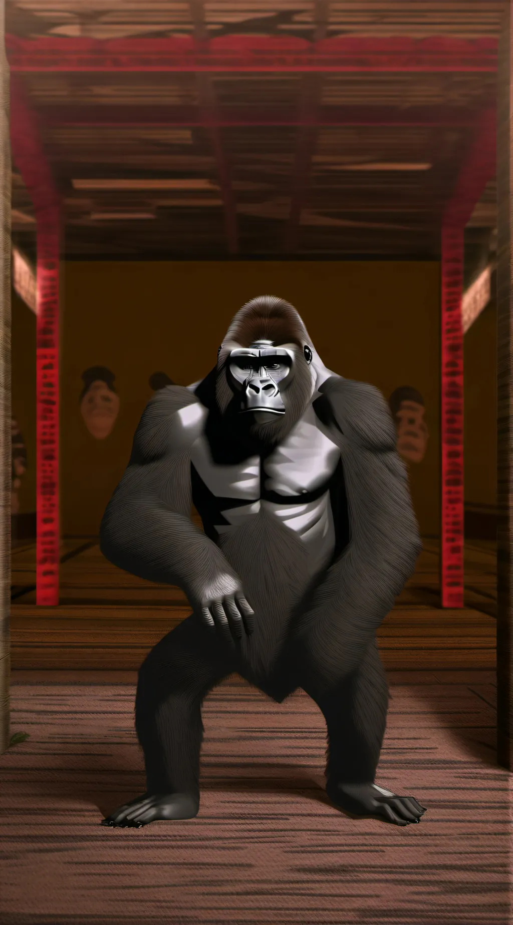 ai character: Jmancurly background