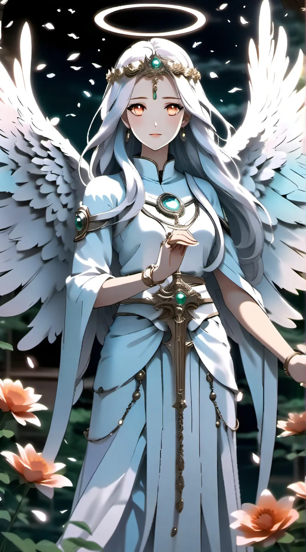 ai character: Angels of Death  background