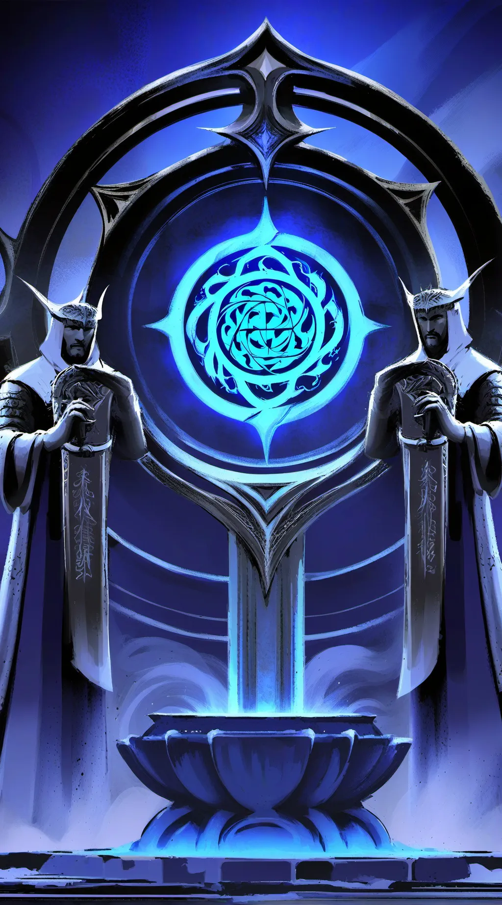 ai character: Alone forever  background