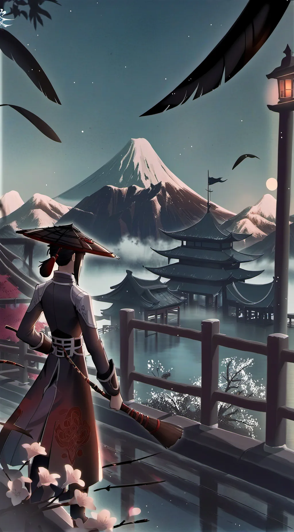 ai character: creepy girl background