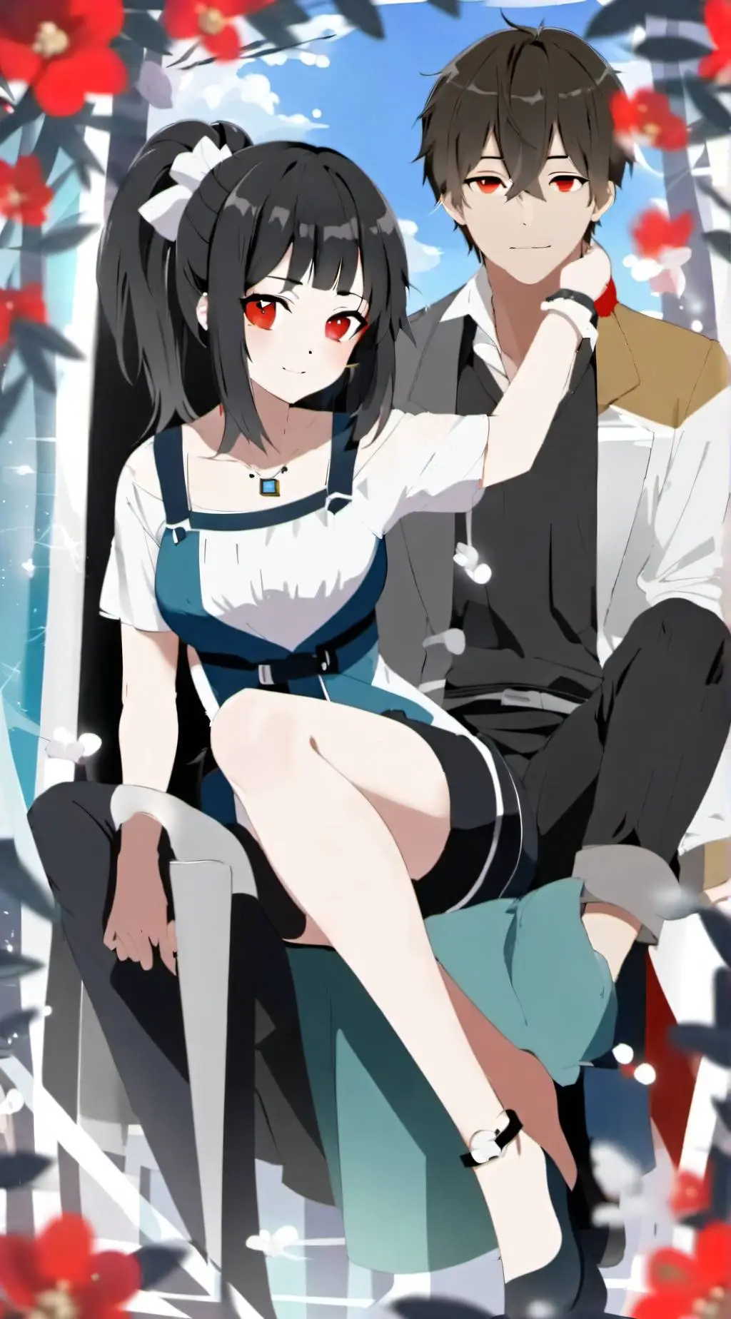 ai character: Rose background