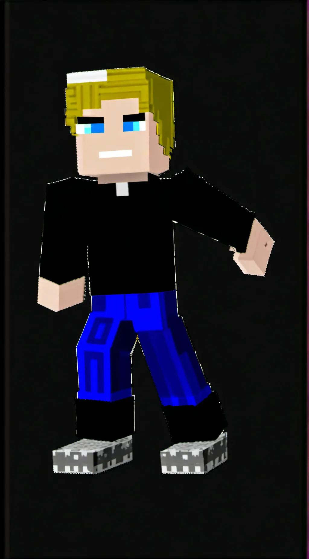 ai character: Blockman go background