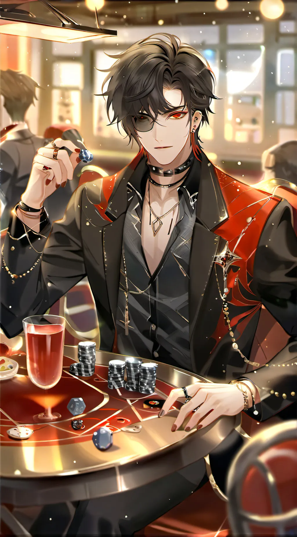 ai character: Xavier Valentine  background