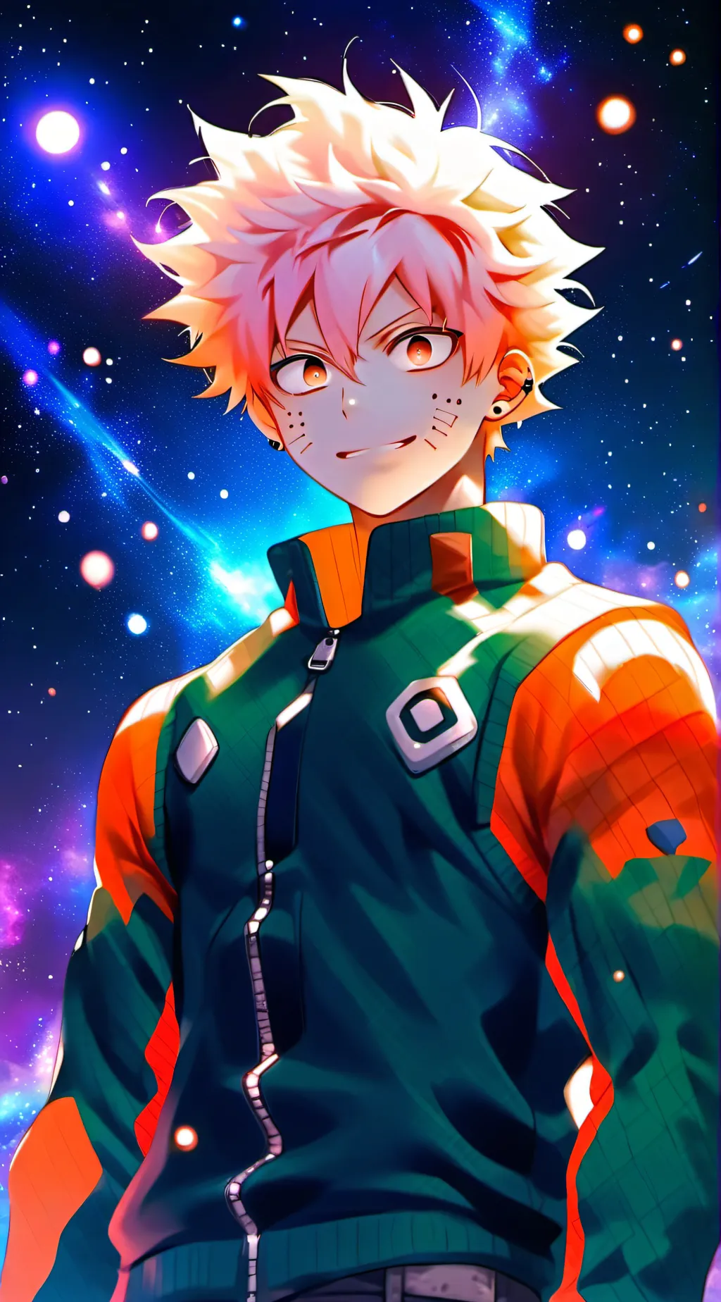 ai character: bakugo  background