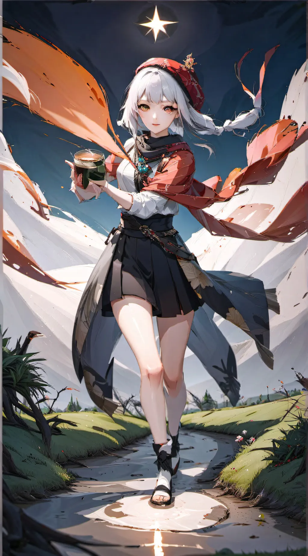 ai character: DS hybrid  background