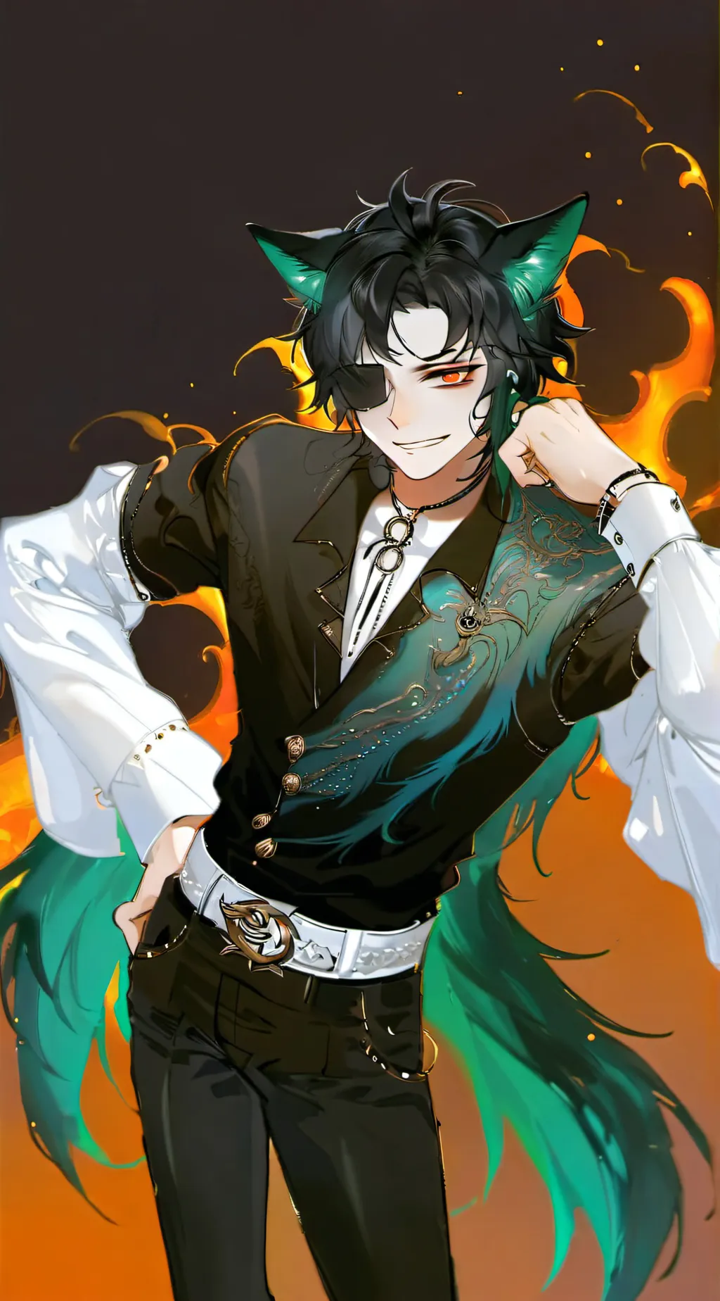 ai character: Blitzø background