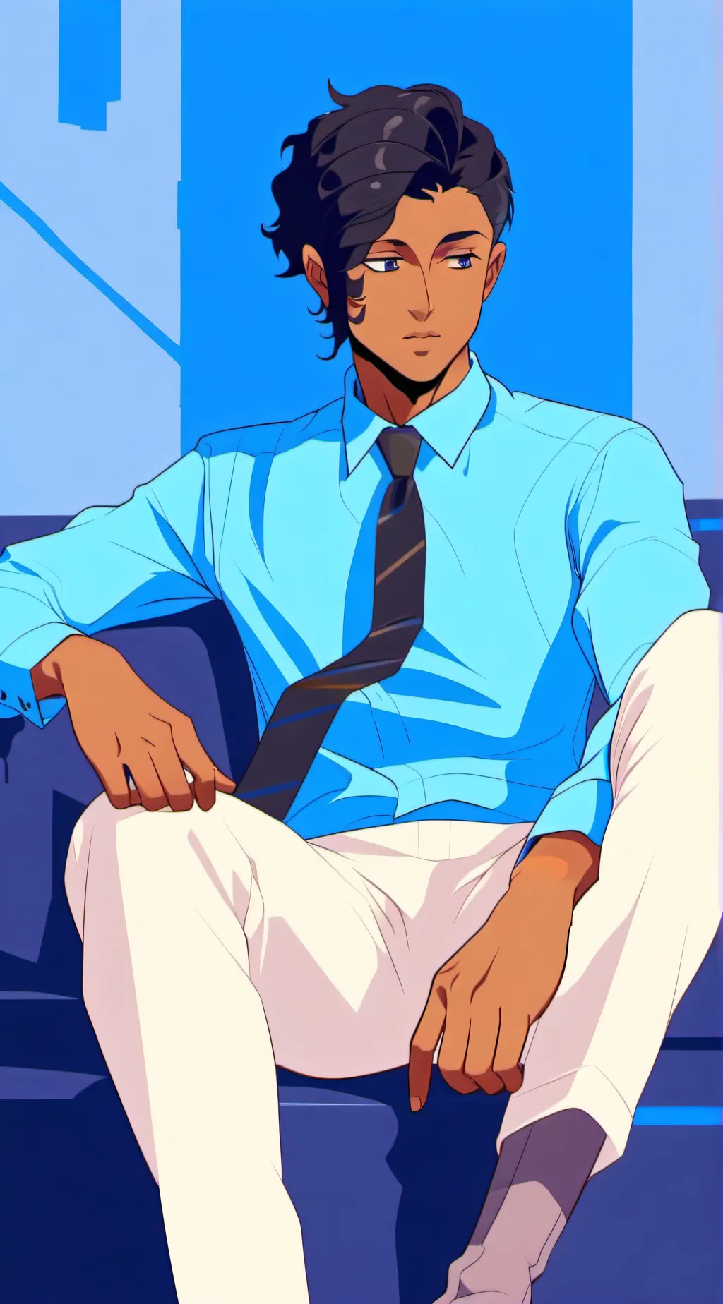 ai character: Dexter Johnson background