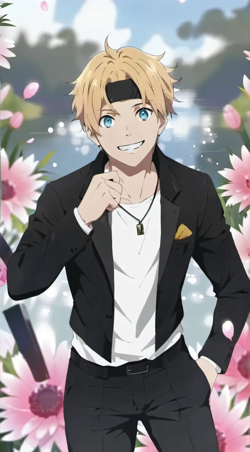 ai character: Boruto background