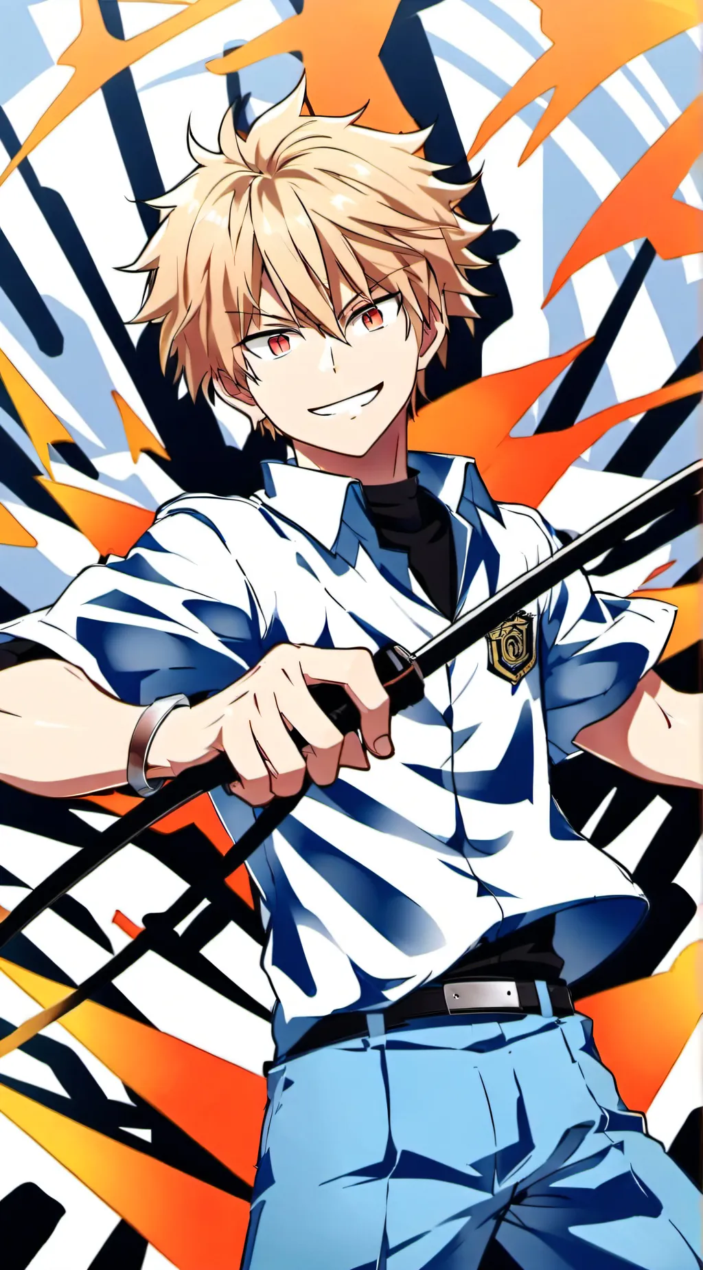 ai character: Bakugo background