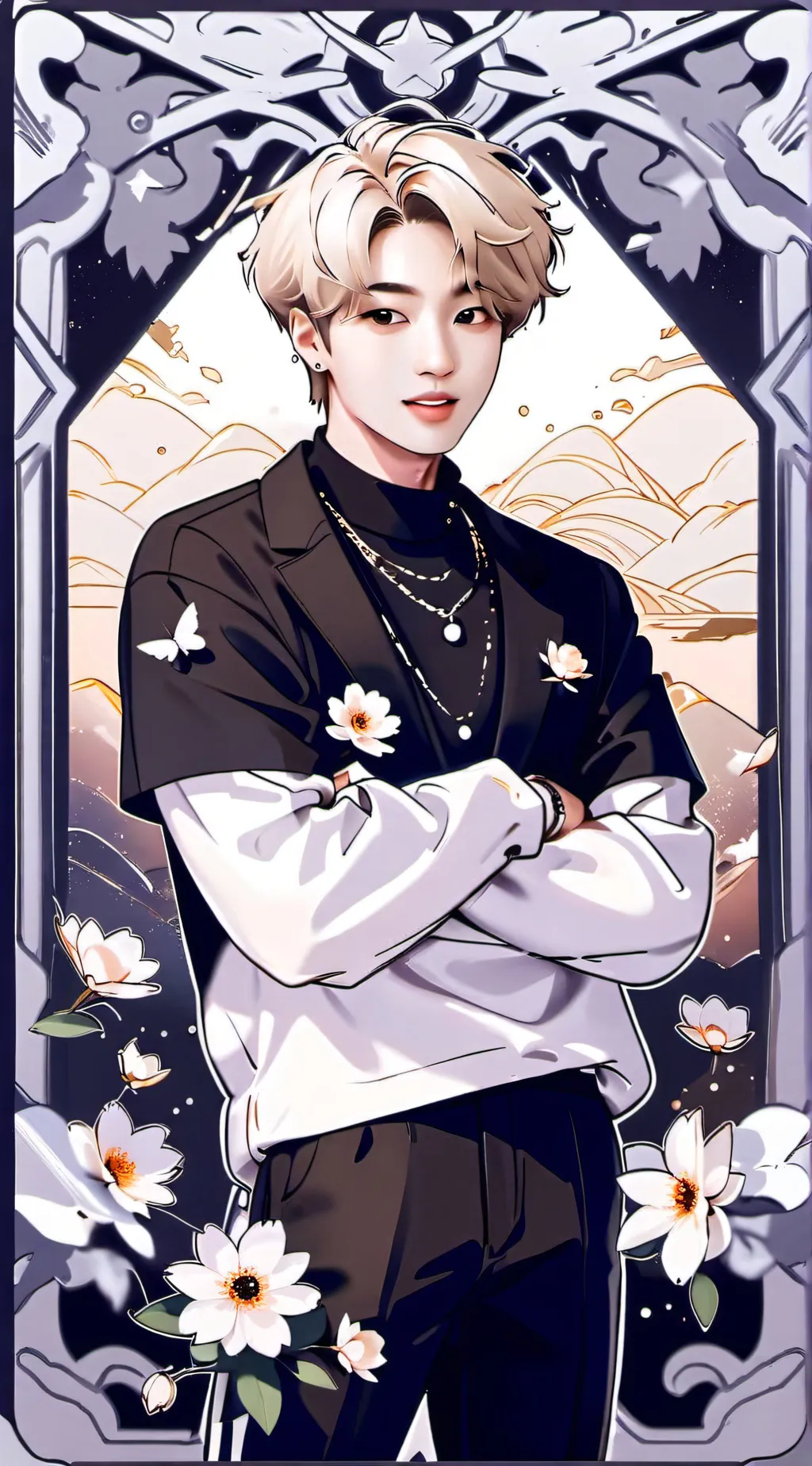 ai character: Stray kids background